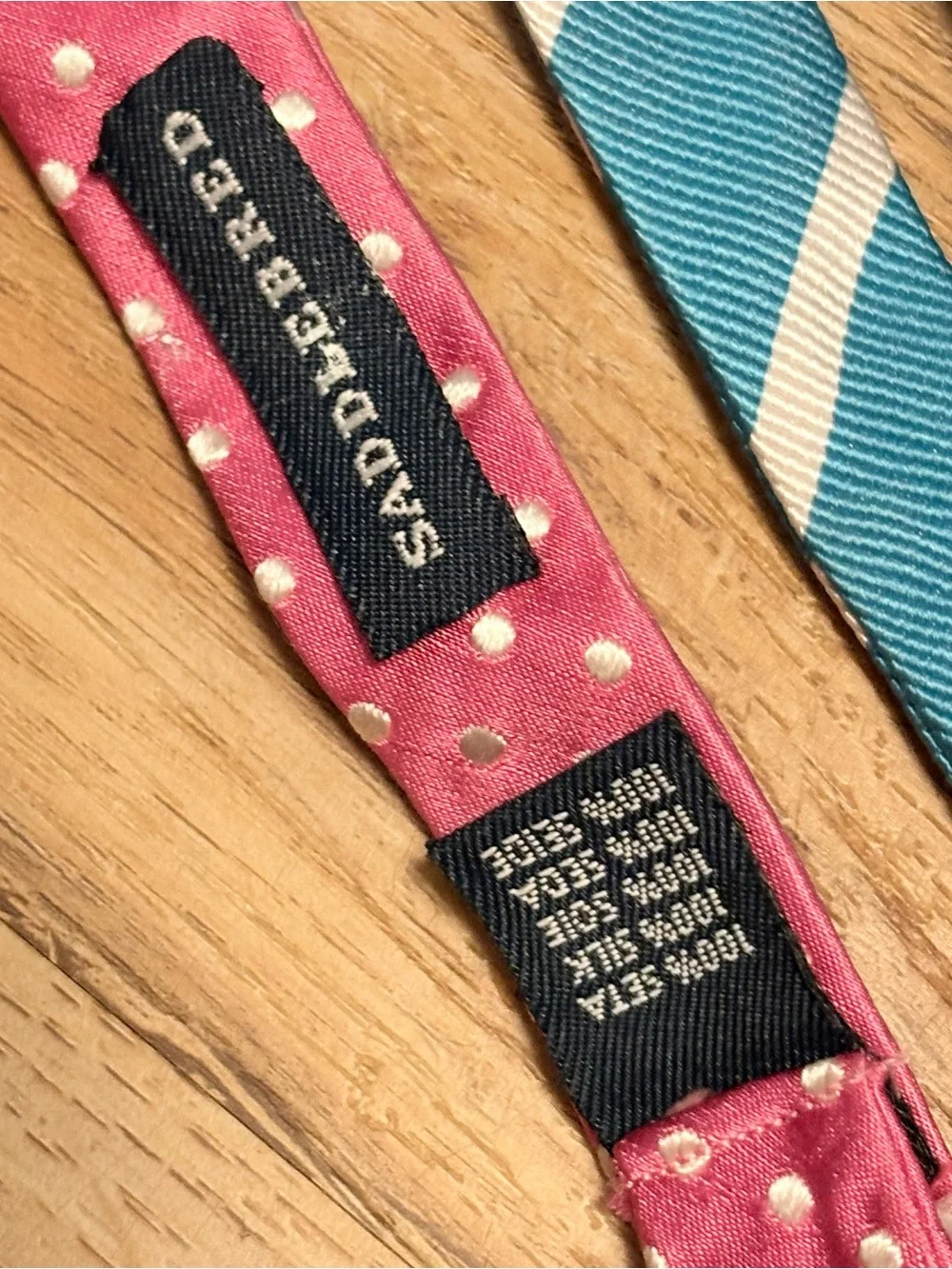 Saddlebred Pink Polka Dot Self-Tie Bow Tie